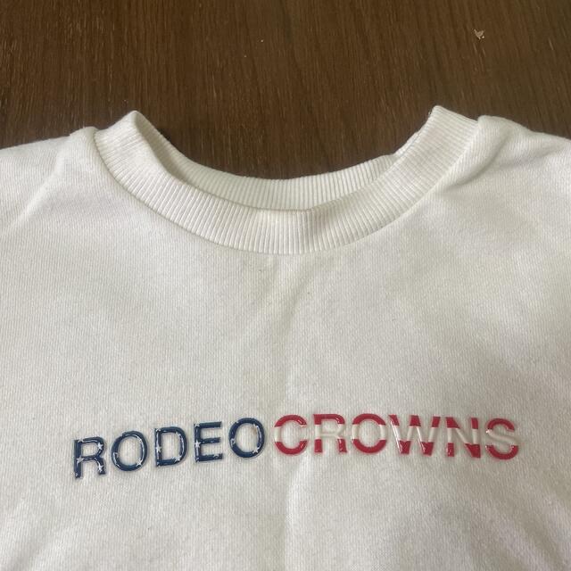 RODEO CROWNS(ロデオクラウンズ)の売り切り価格✴︎ ロデオクラウンズ　長袖トレーナー　トレーナー キッズ/ベビー/マタニティのキッズ服女の子用(90cm~)(Tシャツ/カットソー)の商品写真