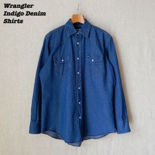 ラングラー(Wrangler)のWrangler Indigo Denim Western Shirts XL(シャツ)