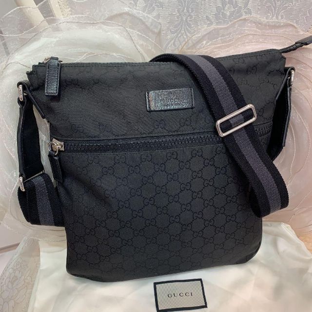 期間限定特別価格 グッチ ☆美品☆GUCCI - Gucci GG柄 黒 ナイロン