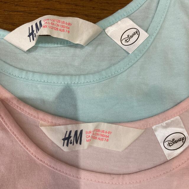 H&M(エイチアンドエム)の④女の子130・H&M・3点セット キッズ/ベビー/マタニティのキッズ服女の子用(90cm~)(ワンピース)の商品写真