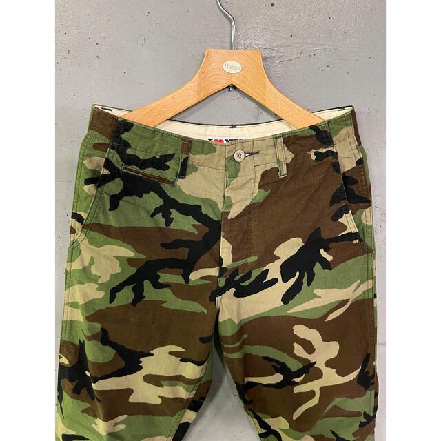 美品!POST OVERALLS 迷彩パンツ!日本製!