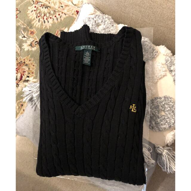 POLO RALPH LAUREN(ポロラルフローレン)のPOLO RALPH LAUREN ケーブルニット cotton セーター レディースのトップス(ニット/セーター)の商品写真