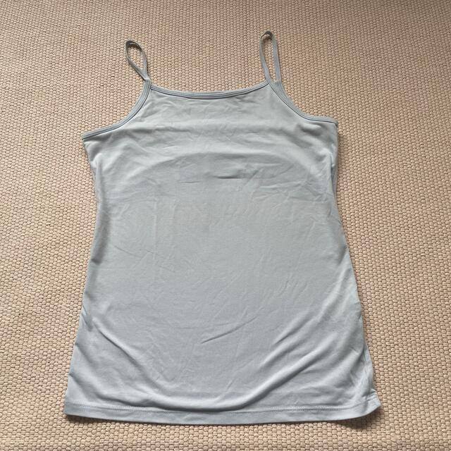 UNIQLO(ユニクロ)のエアリズムコットンブレンド　胸二重キャミソール　3枚組　140cm キッズ/ベビー/マタニティのキッズ服女の子用(90cm~)(下着)の商品写真