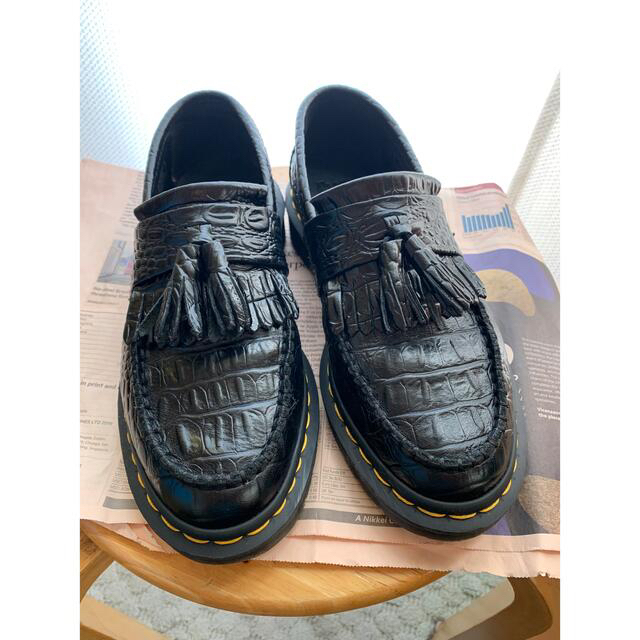 Dr.Martens Adrian Croc タッセルローファー UK4-hybridautomotive.com