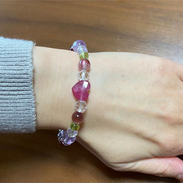の通販 しのぶ先生♡ルビーと宝石質ルビーの豪華ブレスレット
