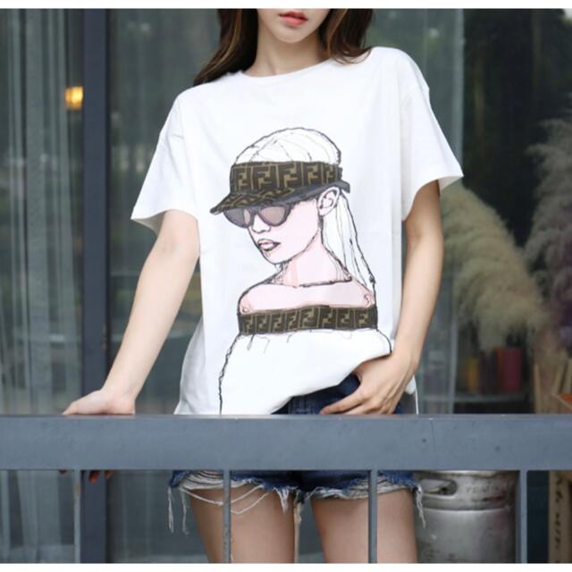 FENDI(フェンディ)のFENDI キッズ　Tシャツ　150㎝ キッズ/ベビー/マタニティのキッズ服女の子用(90cm~)(Tシャツ/カットソー)の商品写真