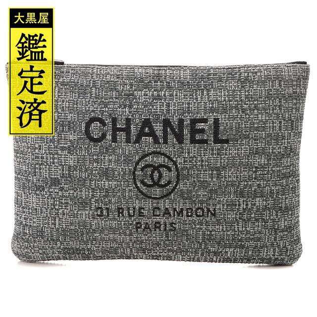 あす楽対応】 - CHANEL シャネル 【460】 ファブリック グレー/SV ...