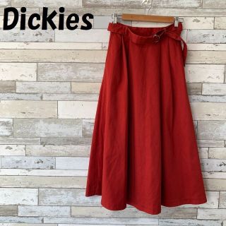 ディッキーズ(Dickies)の購入者ありディッキーズ ロングスカート レッド サイズM(ロングスカート)