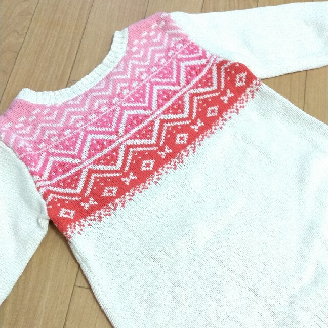 Old Navy(オールドネイビー)のコットンニット 110サイズ キッズ/ベビー/マタニティのキッズ服女の子用(90cm~)(Tシャツ/カットソー)の商品写真