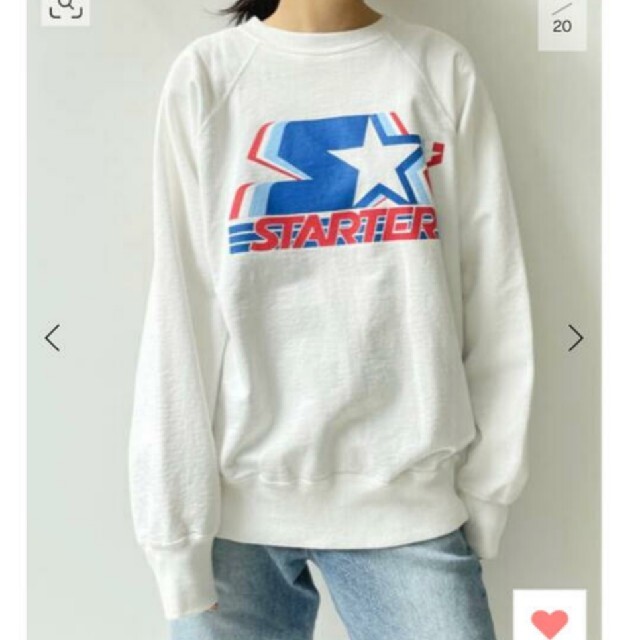 L'Appartement DEUXIEME CLASSE(アパルトモンドゥーズィエムクラス)のクチュールドアダム STARTER Sweat SHIRT スウェット レディースのトップス(トレーナー/スウェット)の商品写真