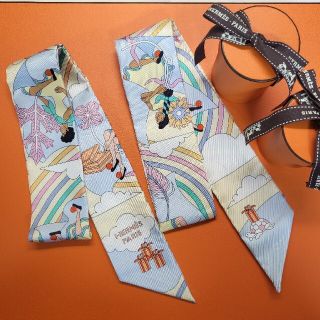 エルメス(Hermes)の新品 ☆ HERMES エルメス 2022ss ツイリー 2本(バンダナ/スカーフ)