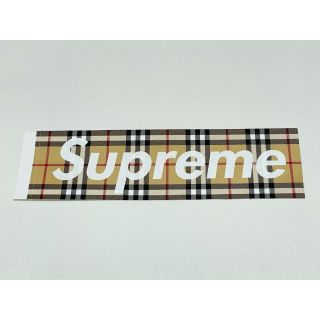 シュプリーム(Supreme)のSupreme Burberry ステッカー Beige ベージュ(その他)