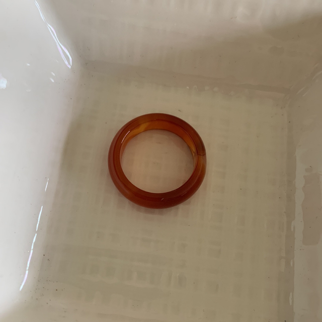 ◆専用　サードオニキスのリング+カーネリアンリング レディースのアクセサリー(リング(指輪))の商品写真