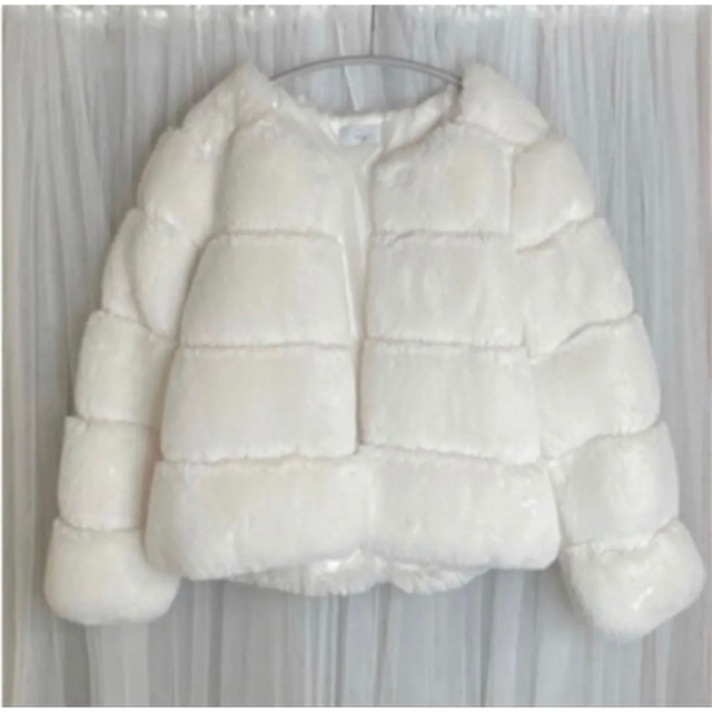 送料無料・定価以下　QUNG  ソフトファージャケット　毛皮　ファーコート レディースのジャケット/アウター(毛皮/ファーコート)の商品写真
