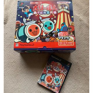 バンダイナムコエンターテインメント(BANDAI NAMCO Entertainment)のPS2 太鼓の達人　あっぱれ三代目　タタコン付(家庭用ゲームソフト)