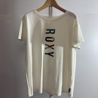 ロキシー(Roxy)のROXY Tシャツ M-L  ホワイト　品番454(Tシャツ(半袖/袖なし))