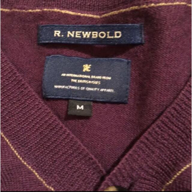 R.NEWBOLD(アールニューボールド)のR.NEWBOLD セーター パープル ウール メンズのトップス(ニット/セーター)の商品写真