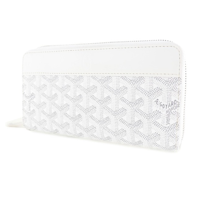 【GOYARD】ゴヤール ラウンドファスナー PVC 白 ユニセックス 長財布