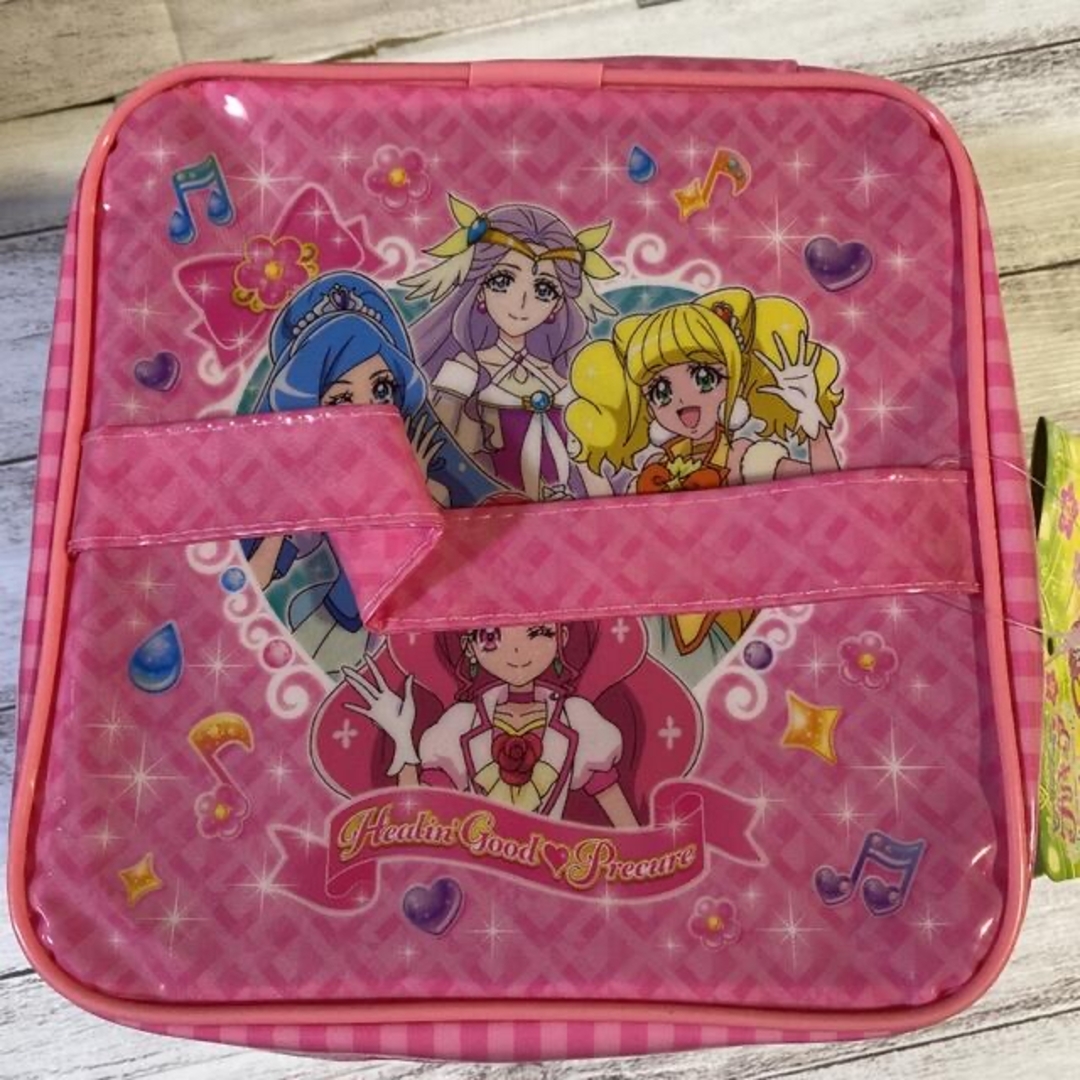 SUNSTAR(サンスター)のヒーリングっどプリキュア　おしゃれステーショナリーポーチ　新品 エンタメ/ホビーのおもちゃ/ぬいぐるみ(キャラクターグッズ)の商品写真