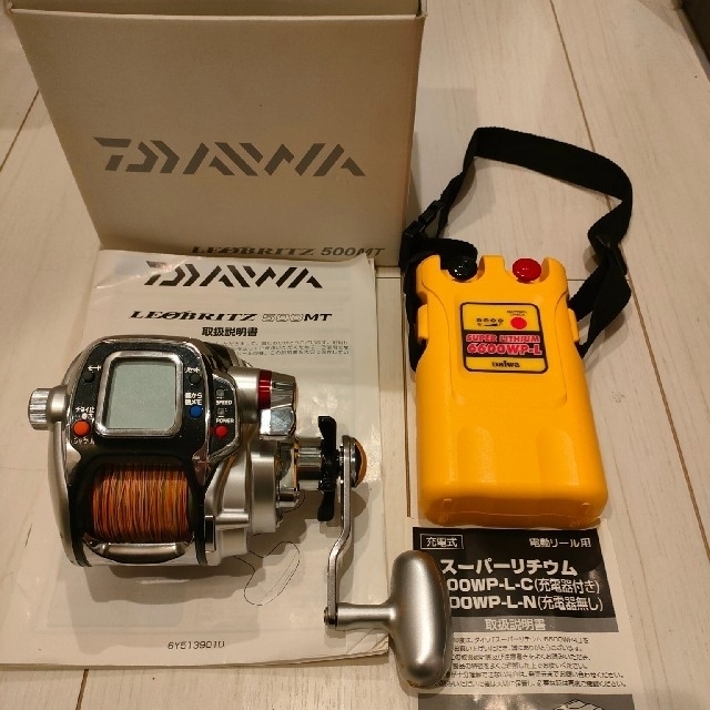 Daiwa　電動リール　レオブリッツ　500MT　バッテリー、道具類つき