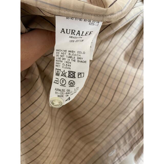 AURALEE(オーラリー)のAuralee WASHED FINX TWILL BIG SHIRTS メンズのトップス(シャツ)の商品写真