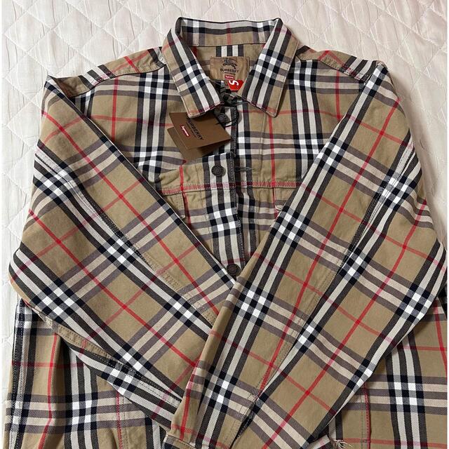 Supreme(シュプリーム)のSupreme / Burberry Denim Trucker Jacket  メンズのジャケット/アウター(Gジャン/デニムジャケット)の商品写真