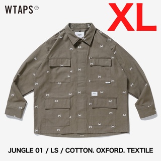 ダブルタップス(W)taps)のWTAPS JUNGLE 01 LS OXFORD TEXTILE XL(ミリタリージャケット)