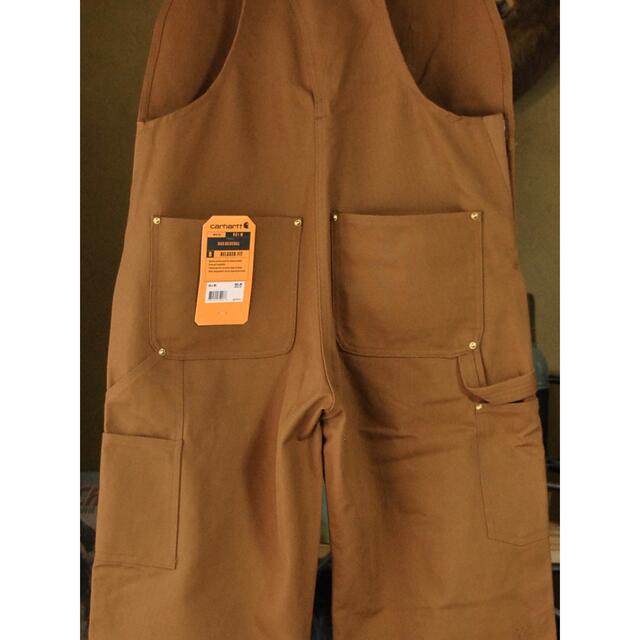 USカーハートCARHARTT#R01ブラウンダックオーバーオール【36x32】