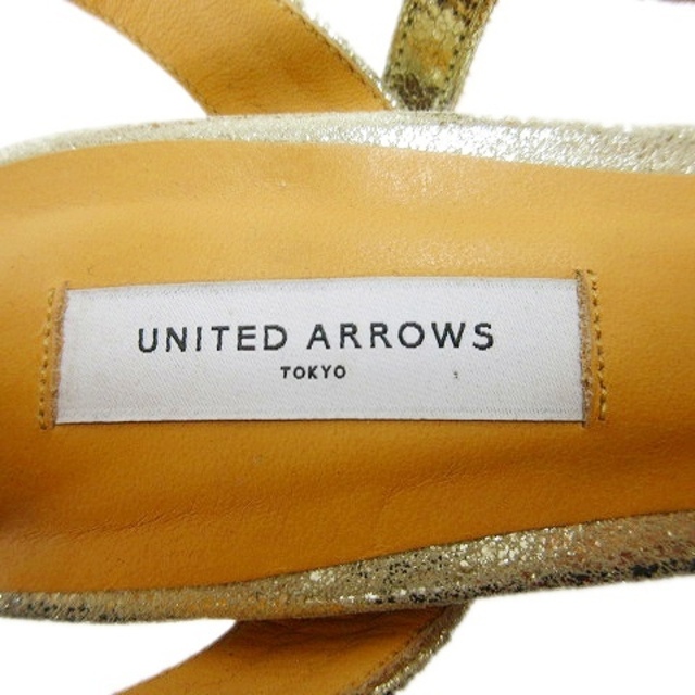 UNITED ARROWS(ユナイテッドアローズ)のユナイテッドアローズ グリッター ハイヒール パンプス 35..5 ▼12 レディースの靴/シューズ(ハイヒール/パンプス)の商品写真