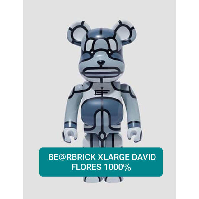 BE＠RBRICK XLARGE DAVID FLORES 1000％