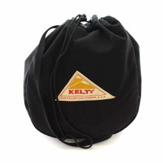 ケルティ(KELTY)のケルティ ポシェット ショルダーバッグ 巾着 キャンバス ロゴ 鞄 黒(ショルダーバッグ)