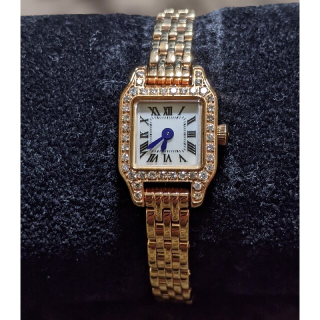 ファッションルナージュ 腕時計 ゴールドカラー 0.60ct ダイヤモンド