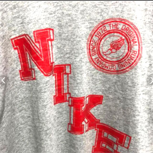 NIKE(ナイキ)の【希少】NIKE ビックロゴTシャツ　90s 古着女子 レディースのトップス(Tシャツ(半袖/袖なし))の商品写真