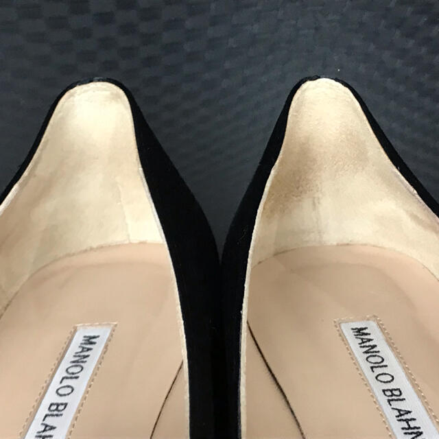 MANOLO BLAHNIK(マノロブラニク)のRR194 マロノ・ブラニク　フラットシューズ　#37 レディースの靴/シューズ(バレエシューズ)の商品写真