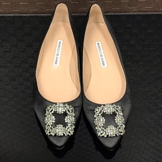 マノロブラニク(MANOLO BLAHNIK)のRR194 マロノ・ブラニク　フラットシューズ　#37(バレエシューズ)