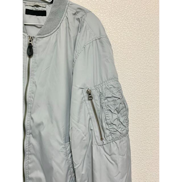 UNIQLO(ユニクロ)のUNIQLO ユニクロMA-1 ジップアップブルゾン メンズのジャケット/アウター(ブルゾン)の商品写真