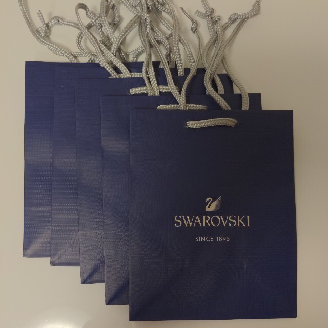 SWAROVSKI(スワロフスキー)の未使用　ショッパー　スワロフスキー　5枚セット レディースのバッグ(ショップ袋)の商品写真