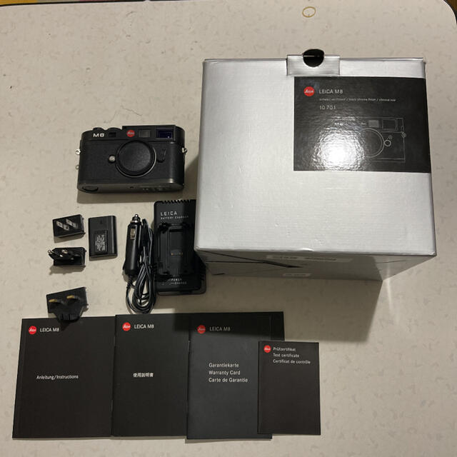 Leica ブラッククローム M8 ボディ スマホ/家電/カメラのカメラ(コンパクトデジタルカメラ)の商品写真