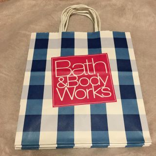 バスアンドボディーワークス(Bath & Body Works)の4枚セット Bath and body works ショップ袋 ショッパー 紙袋(ショップ袋)