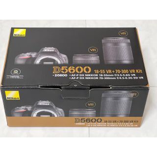 ニコン(Nikon)の新品 3年保証 Nikon ニコンD5600 ダブルズームキット(デジタル一眼)