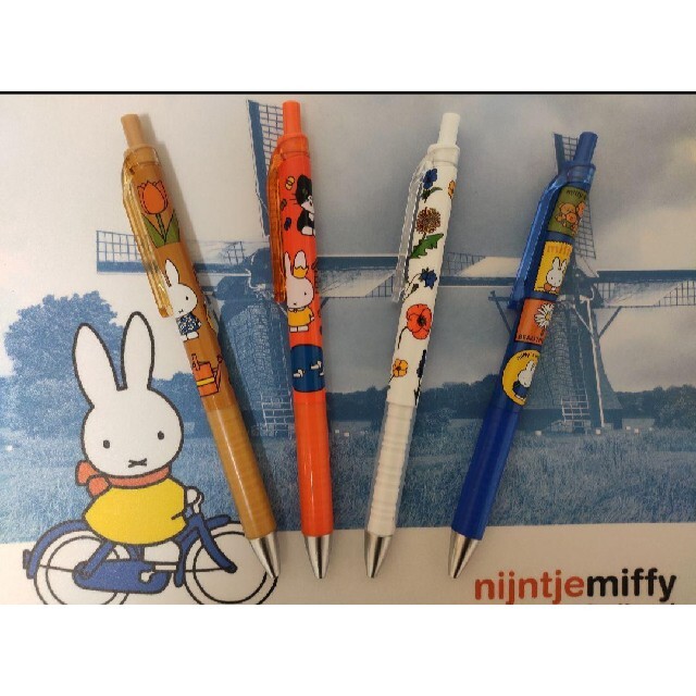 海外限定 ミッフィー miffy　ボールペン 　4本セット