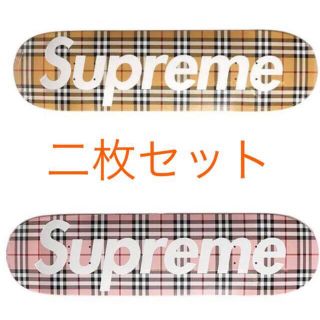 シュプリーム(Supreme)のSupreme / Burberry Skateboard(スケートボード)