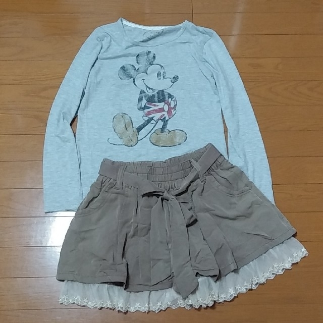 しまむら(シマムラ)のキュロット Tシャツ セット レディースのパンツ(キュロット)の商品写真