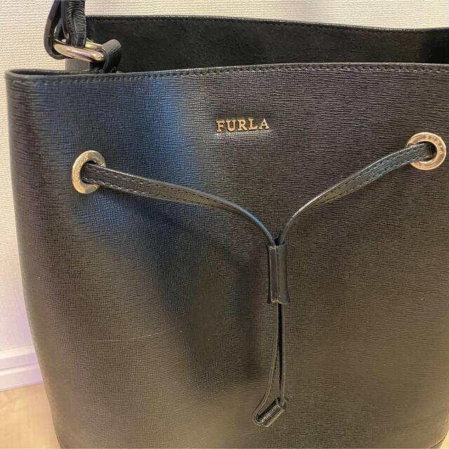 Furla(フルラ)のFURLA レディースハンドバッグ　ショルダーバッグ　黒　鞄 レディースのバッグ(ショルダーバッグ)の商品写真