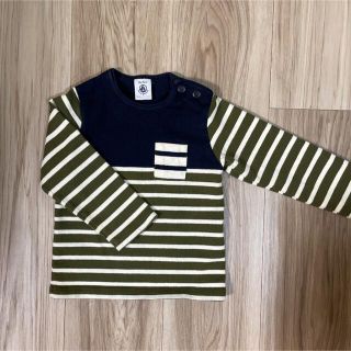 プチバトー(PETIT BATEAU)のプチバトー　長袖シャツ　18m/81cm(シャツ/カットソー)