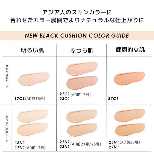 登場! HERA ブラッククッション 21N1 本体+レフィル+ポーチセット