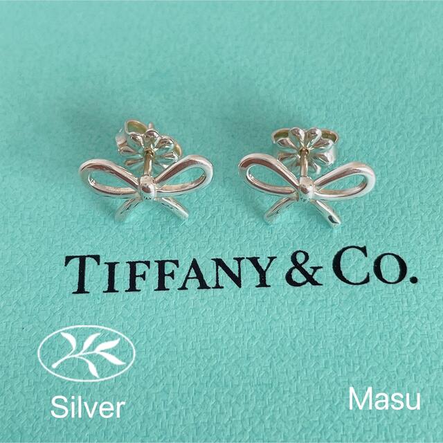 TIFFANY&Coティファニーリボン　ピアス