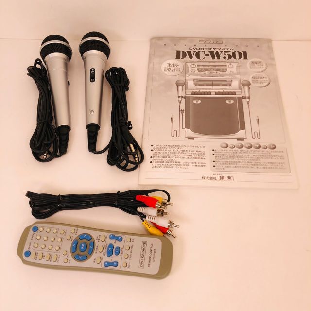 【お家でカラオケ！】SOWA DVD＆ダブルカセットカラオケ DVC-W501