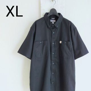 カーハート(carhartt)のカーハート　ワークシャツ　ブラック　XL　ビッグサイズ(シャツ)