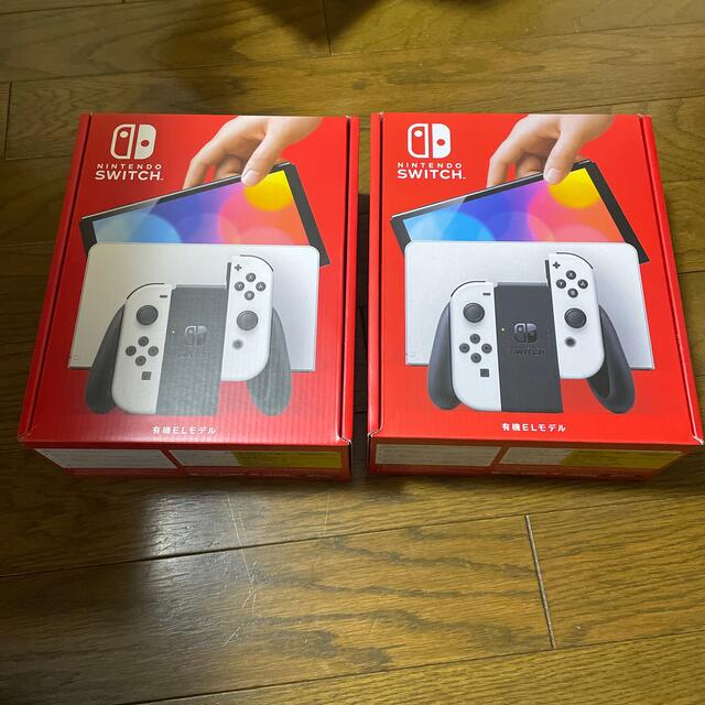 店舗印あり　　新品未使用　Switch 有機EL ホワイト　2台